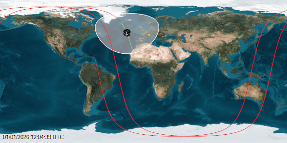 Map of the current position